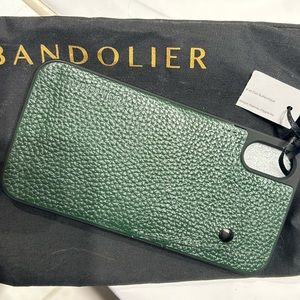 Bandolier iPhone XR Alex leather case NWTA